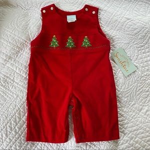 Southern Sunshine Red Boys Jon Jon Christmas Tree